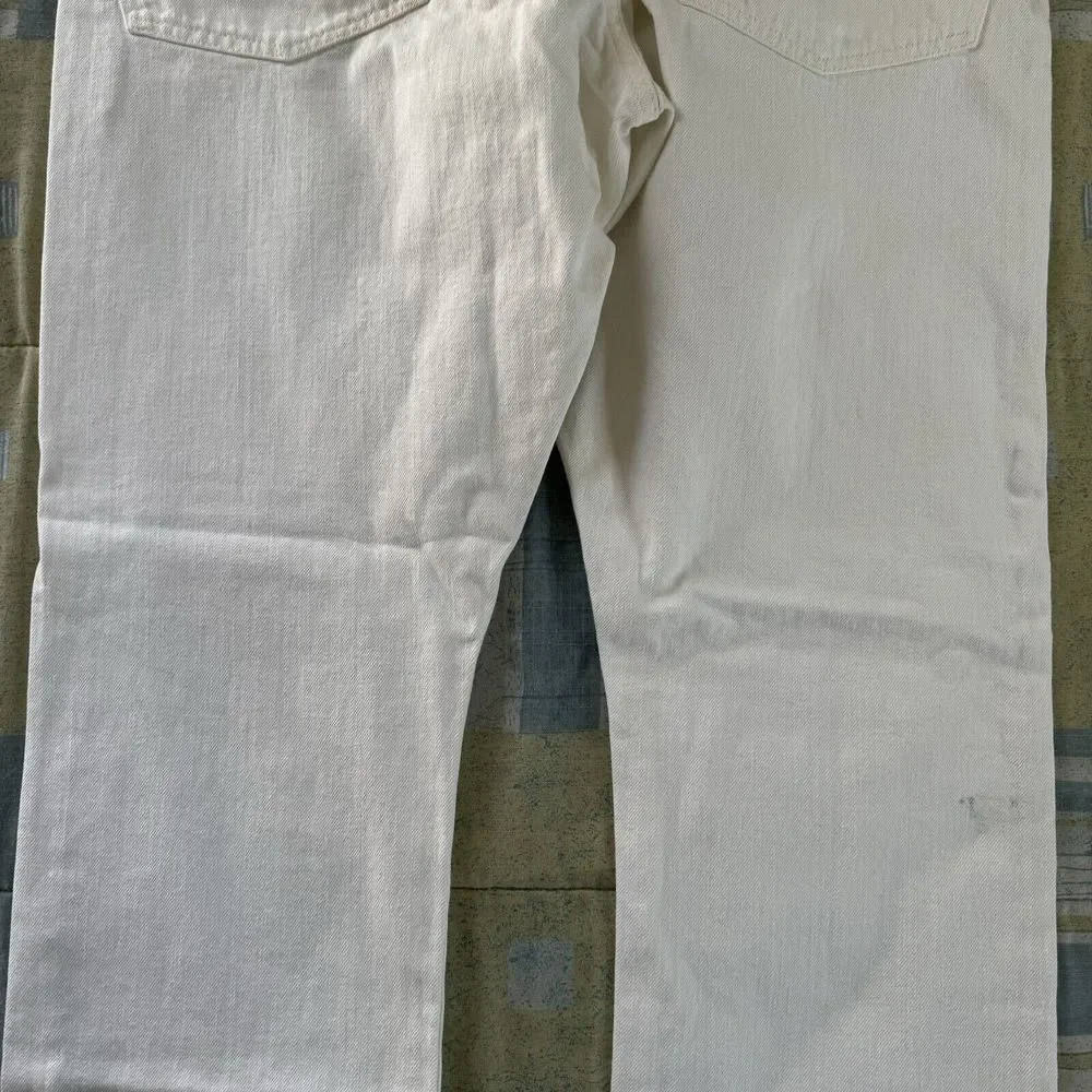 Polo Ralph Lauren Varick Slim Straight Casual Denim White Jeans Mens Size 40x32 - Picture 11 of 16